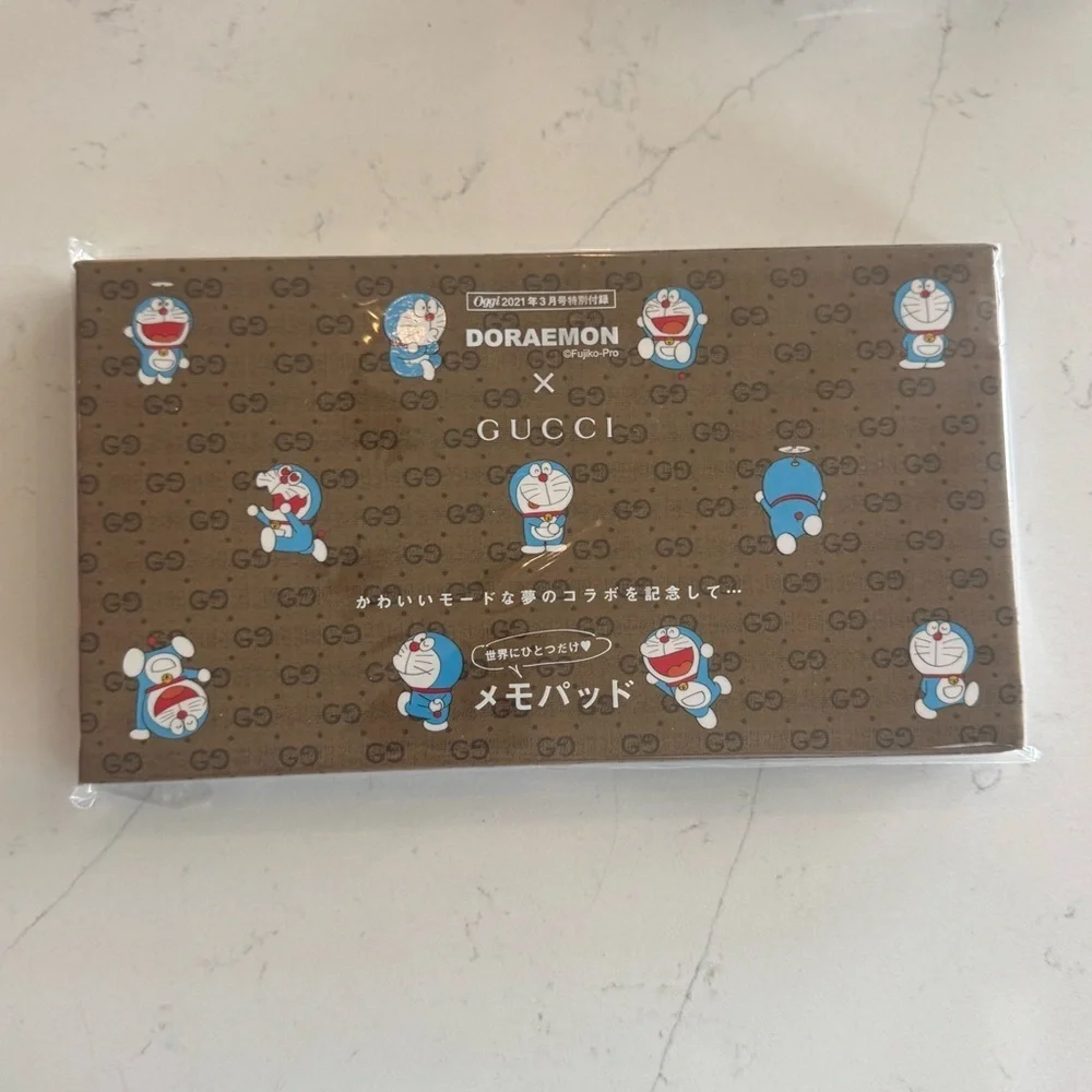NEW GUCCI x Doraemon Collaboration Japan Limited memo pad